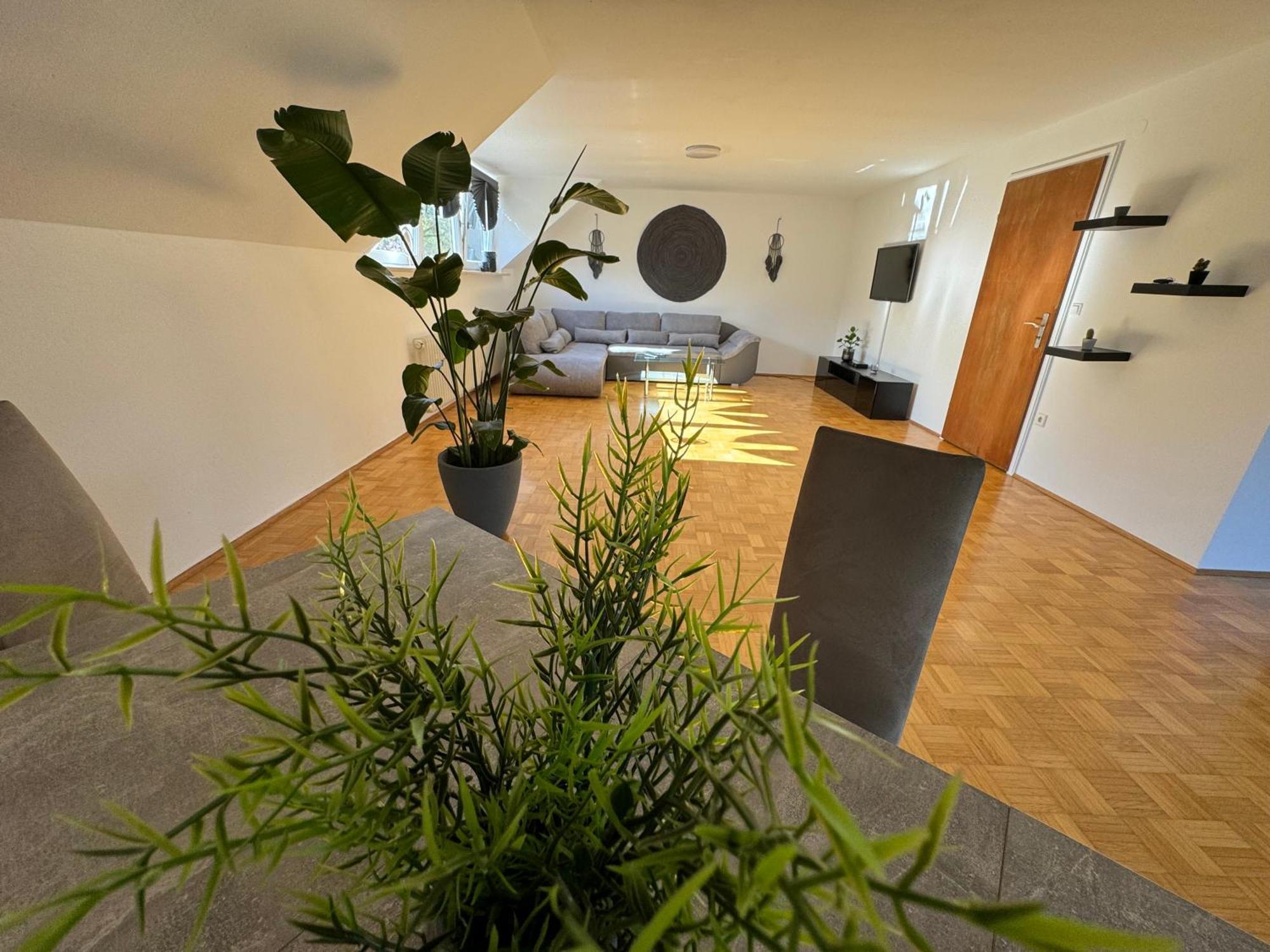 Fewo Boho 110 Qm Mit Bergblick 3 Min Bahnhof Apartamento Laufen Exterior foto